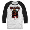 Men's Marvel X-Men Wolverine Scratch  Adult Baseball Tee