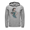 Men's Aladdin Jasmine Sketch Profile  Adult Pull Over Hoodie