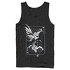 Men's Batman Hero vs Villain Playing Card  Adult Tank Top