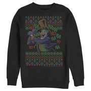 Men's Batman Ugly Christmas Joker Ha Ha  Adult Sweatshirt