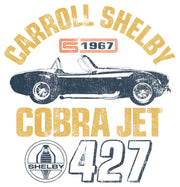 Men's Shelby Cobra Jet 427 Distressed  Adult T-Shirt