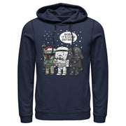 Men's Star Wars Christmas Boba It's Cold Outside  Adult Pull Over Hoodie