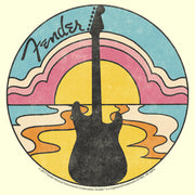 Men's Fender 70s Guitar Silhouette  Adult T-Shirt