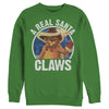 Men's Shrek Christmas Santa Claws Puss in Boots  Adult Sweatshirt