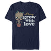 Men's Guardians of the Galaxy Groot All Things Grow with Love  Adult T-Shirt