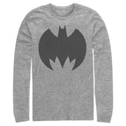 Men's Batman Logo Geometric  Adult Long Sleeve Shirt