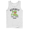 Men's The Muppets Kermit 1955 Collegiate  Adult Tank Top