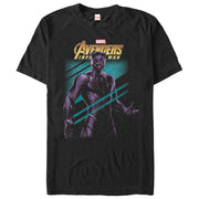 Men's Marvel Avengers: Avengers: Infinity War Panther Streak  Adult T-Shirt