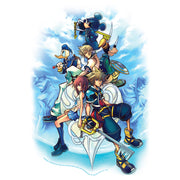 Men's Kingdom Hearts 2 Box Art  Adult T-Shirt