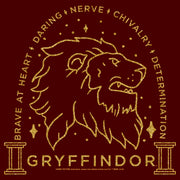 Men's Harry Potter Gryffindor House Emblem  Adult T-Shirt