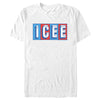 Men's ICEE Classic Red and Blue Logo  Adult T-Shirt