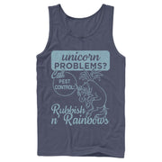 Men's Onward Rubbish N' Rainbows Pest Control  Adult Tank Top