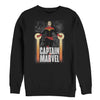 Men's Marvel Captain Marvel In Flight  Adult Sweatshirt