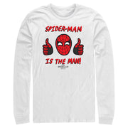 Men's Marvel Spider-Man: No Way Home The Man  Adult Long Sleeve Shirt