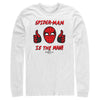 Men's Marvel Spider-Man: No Way Home The Man  Adult Long Sleeve Shirt