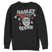 Men's Batman Harley Quinn Smile Face  Adult Sweatshirt