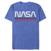 Men's NASA Stripe Minimal Logo Vintage  Adult T-Shirt