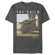 Men's Star Wars: The Mandalorian The Child Frame  Adult T-Shirt