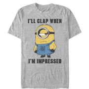 Men's Despicable Me Minions Clap When Impressed  Adult T-Shirt