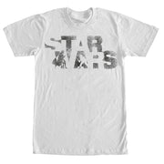 Men's Star Wars Logo Cutout  Adult T-Shirt