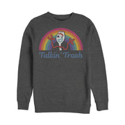 Men's Toy Story Forky Talkin' Trash Rainbow  Adult Sweatshirt