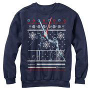 Women's Star Wars Ugly Christmas Duel  Adult Sweatshirt