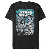 Men's Star Wars Rogue One Rebel Comic Book Print  Adult T-Shirt