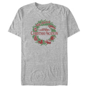 Men's National Lampoon's Christmas Vacation Wreath Logo  Adult T-Shirt