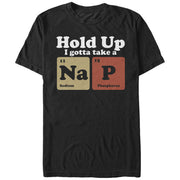 Men's Lost Gods Periodic Table Gotta Nap  Adult T-Shirt