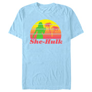 Men's She-Hulk: Attorney at Law Sunset Green Hero  Adult T-Shirt