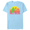 Men's She-Hulk: Attorney at Law Sunset Green Hero  Adult T-Shirt