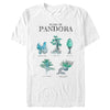 Men's Avatar Flora of Pandora Sketches  Adult T-Shirt