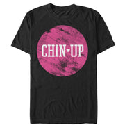 Women's CHIN UP Logo Circle  Adult Boyfriend Tee