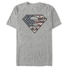 Men's Superman Vintage American S Logo  Adult T-Shirt