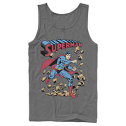 Men's Superman Hero Break Barriers  Adult Tank Top