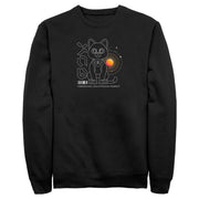 Men's Lightyear Sox Outline  Adult Sweatshirt