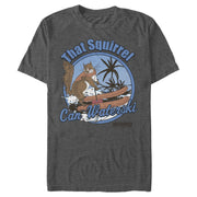 Men's Anchorman Squirrel Can Waterski  Adult T-Shirt