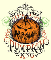 Men's The Nightmare Before Christmas All Hail the Pumpkin King Jack-o'-Lantern  Adult T-Shirt