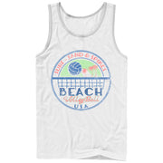 Men's Lost Gods Beach Volleyball USA  Adult Tank Top