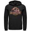 Men's Jurassic Park Sunrise Logo  Adult Pull Over Hoodie