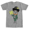 Men's Lost Gods St. Patrick's Day Leprechaun Greetings  Adult T-Shirt