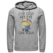 Men's Despicable Me Minion Got Eye on You  Adult Pull Over Hoodie