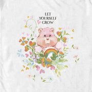 Men's Care Bears Let Yourself Grow  Adult T-Shirt