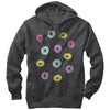 Men's Lost Gods Flying Sprinkle Doughnuts  Adult Pull Over Hoodie