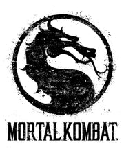 Men's Mortal Kombat Distressed Classic Logo  Adult T-Shirt