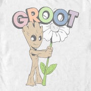 Men's Guardians of the Galaxy Colorful Baby Groot  Adult T-Shirt