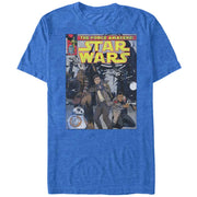 Men's Star Wars The Force Awakens Comic Book Print  Adult T-Shirt