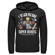 Men's Marvel Avengers Classic I Teach Super Heroes  Adult Pull Over Hoodie