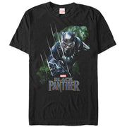 Men's Marvel Black Panther 2018 Jungle Silhouette  Adult T-Shirt