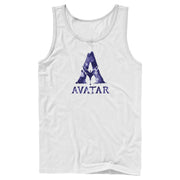 Men's Avatar Watercolor A Logo  Adult Tank Top